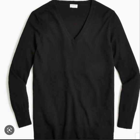 Jcrew Factory Wool-blend V-neck tunic sweater
Item BB086 - Picture 1 of 3
